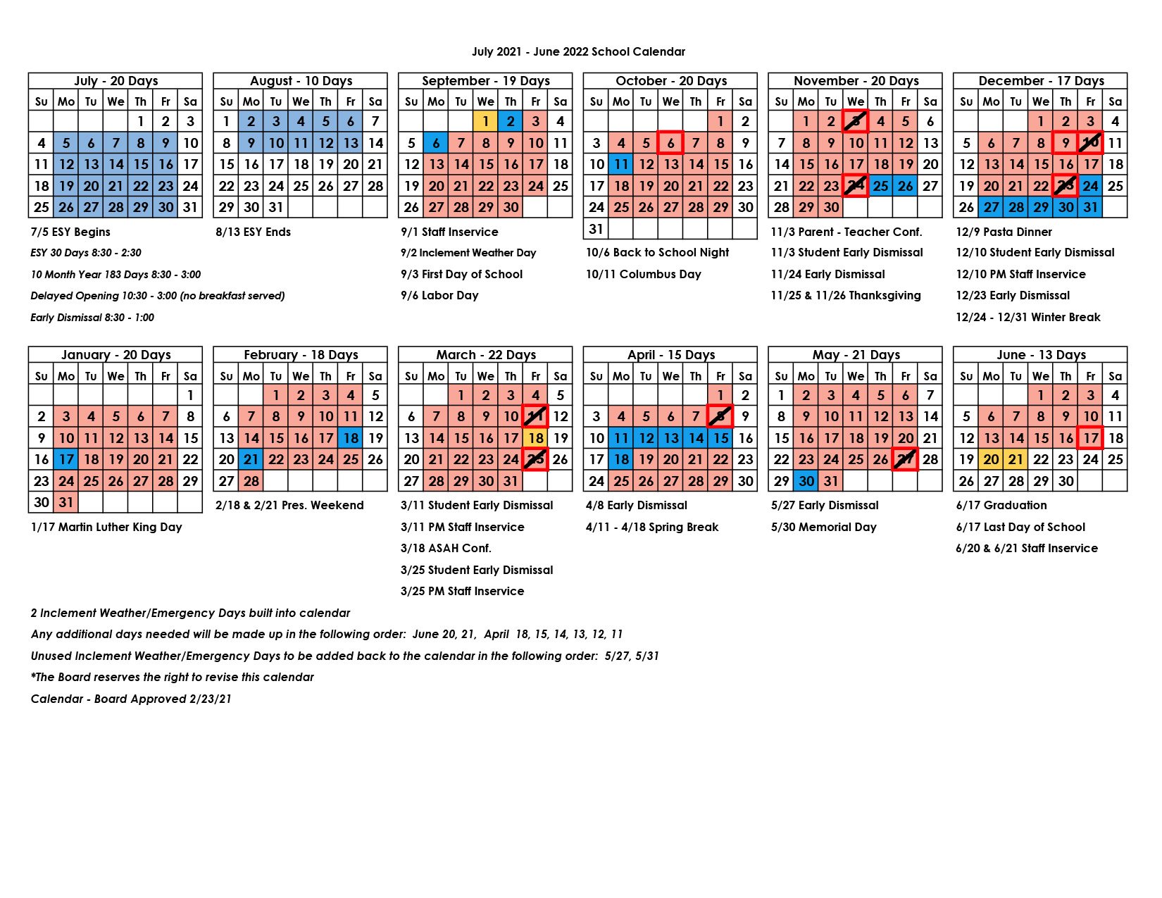 Hra Benefit Calendar 2025