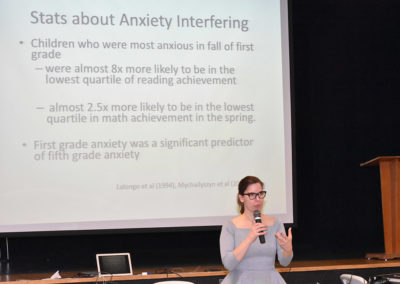 Jessica Minahan presenting on Anxiety in the Classroom
